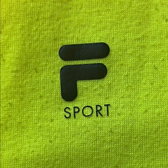 Fila Yellow Long Sleeve Tee Casual Comfort - Picture 2 of 7